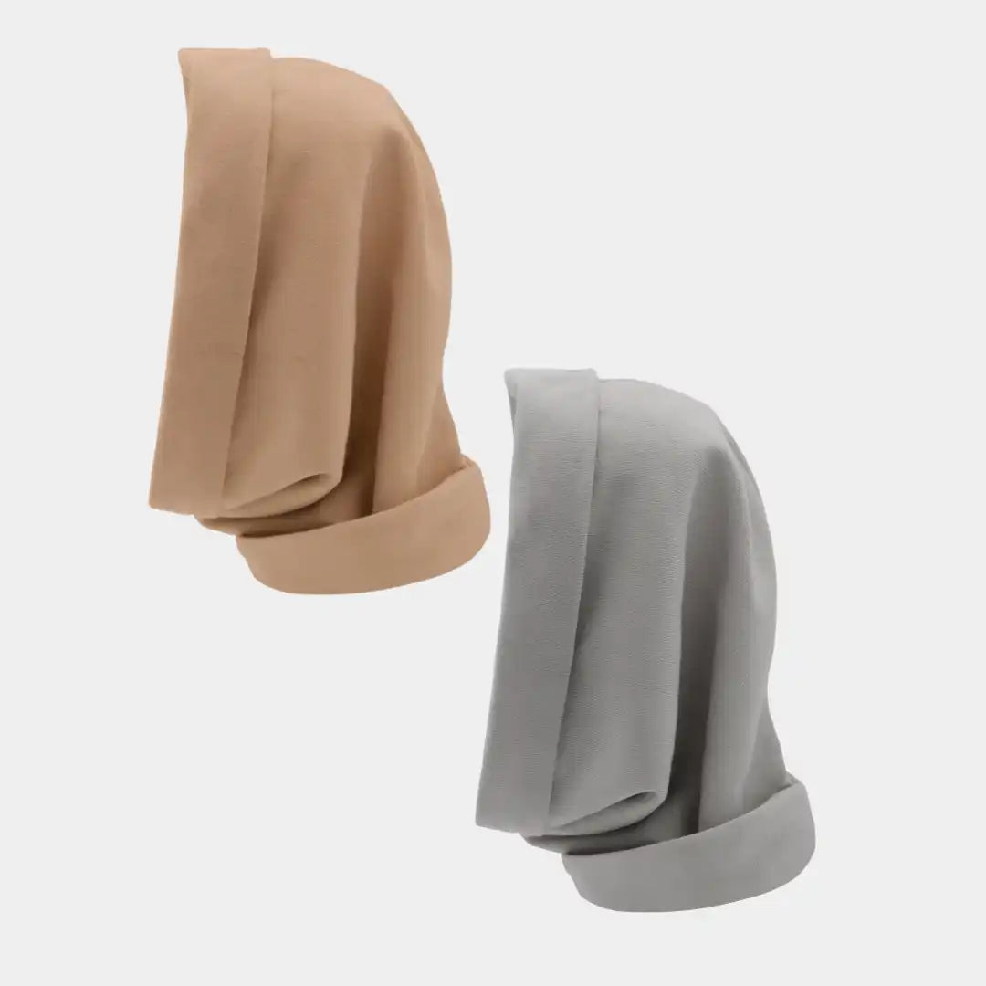 Hairbrella Satin Lined, Waterproof Infinity Rain Scarf - Bundle (2)