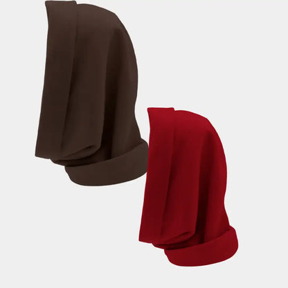 Hairbrella Satin Lined, Waterproof Infinity Rain Scarf - Bundle (2)