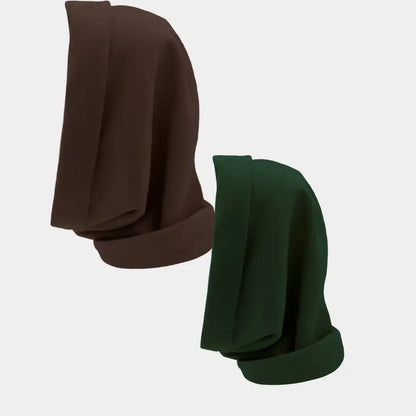 Hairbrella Satin Lined, Waterproof Infinity Rain Scarf - Bundle (2)