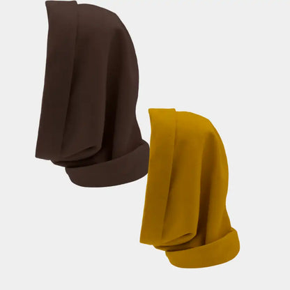 Hairbrella Satin Lined, Waterproof Infinity Rain Scarf - Bundle (2)