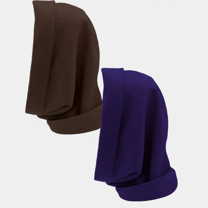Hairbrella Satin Lined, Waterproof Infinity Rain Scarf - Bundle (2)
