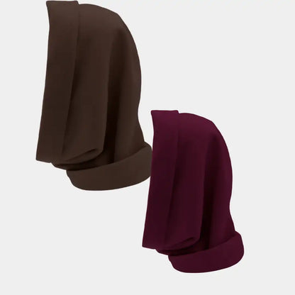 Hairbrella Satin Lined, Waterproof Infinity Rain Scarf - Bundle (2)