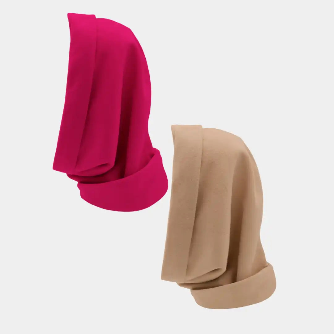 Hairbrella Satin Lined, Waterproof Infinity Rain Scarf - Bundle (2)