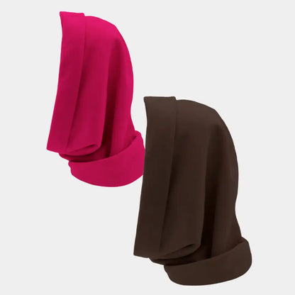 Hairbrella Satin Lined, Waterproof Infinity Rain Scarf - Bundle (2)