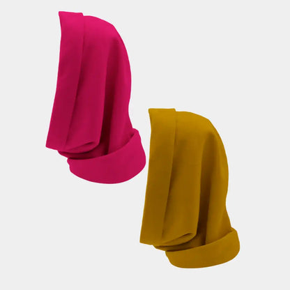 Hairbrella Satin Lined, Waterproof Infinity Rain Scarf - Bundle (2)