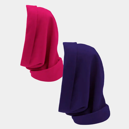 Hairbrella Satin Lined, Waterproof Infinity Rain Scarf - Bundle (2)