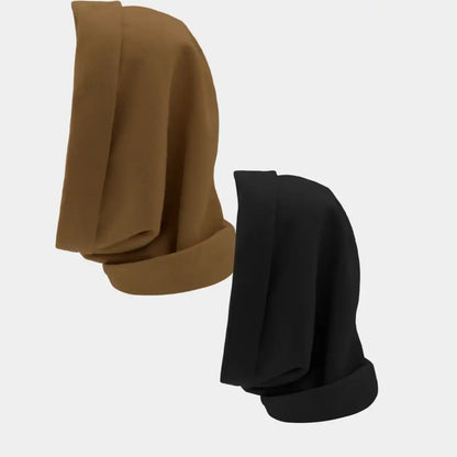 Hairbrella Satin Lined, Waterproof Infinity Rain Scarf - Bundle (2)
