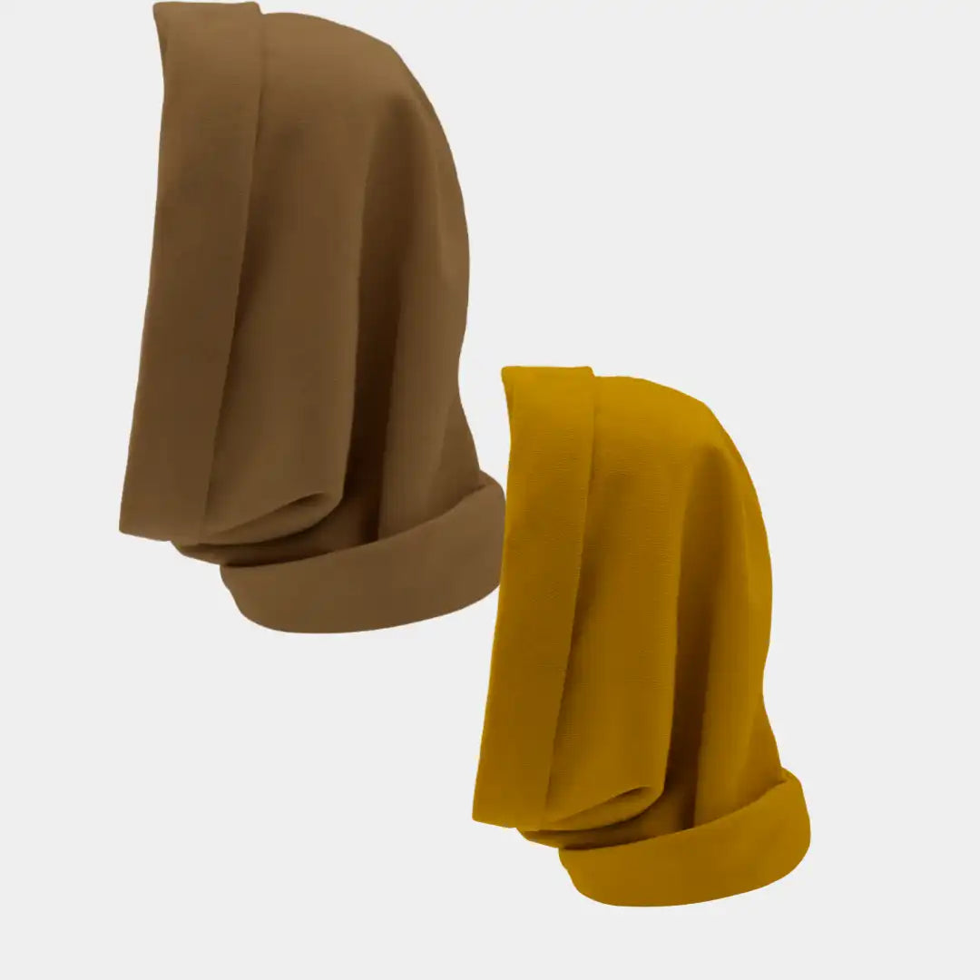 Hairbrella Satin Lined, Waterproof Infinity Rain Scarf - Bundle (2)