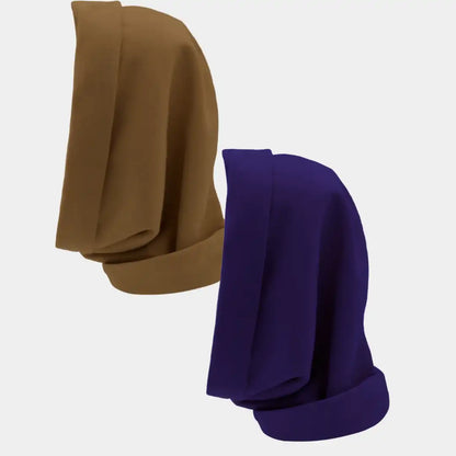 Hairbrella Satin Lined, Waterproof Infinity Rain Scarf - Bundle (2)
