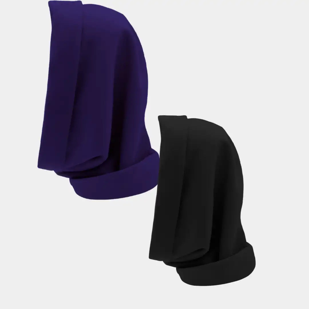 Hairbrella Satin Lined, Waterproof Infinity Rain Scarf - Bundle (2)