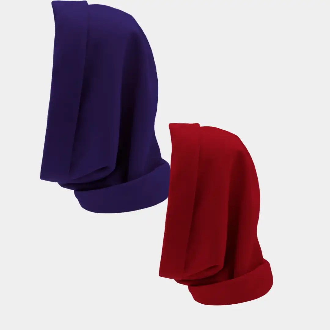 Hairbrella Satin Lined, Waterproof Infinity Rain Scarf - Bundle (2)