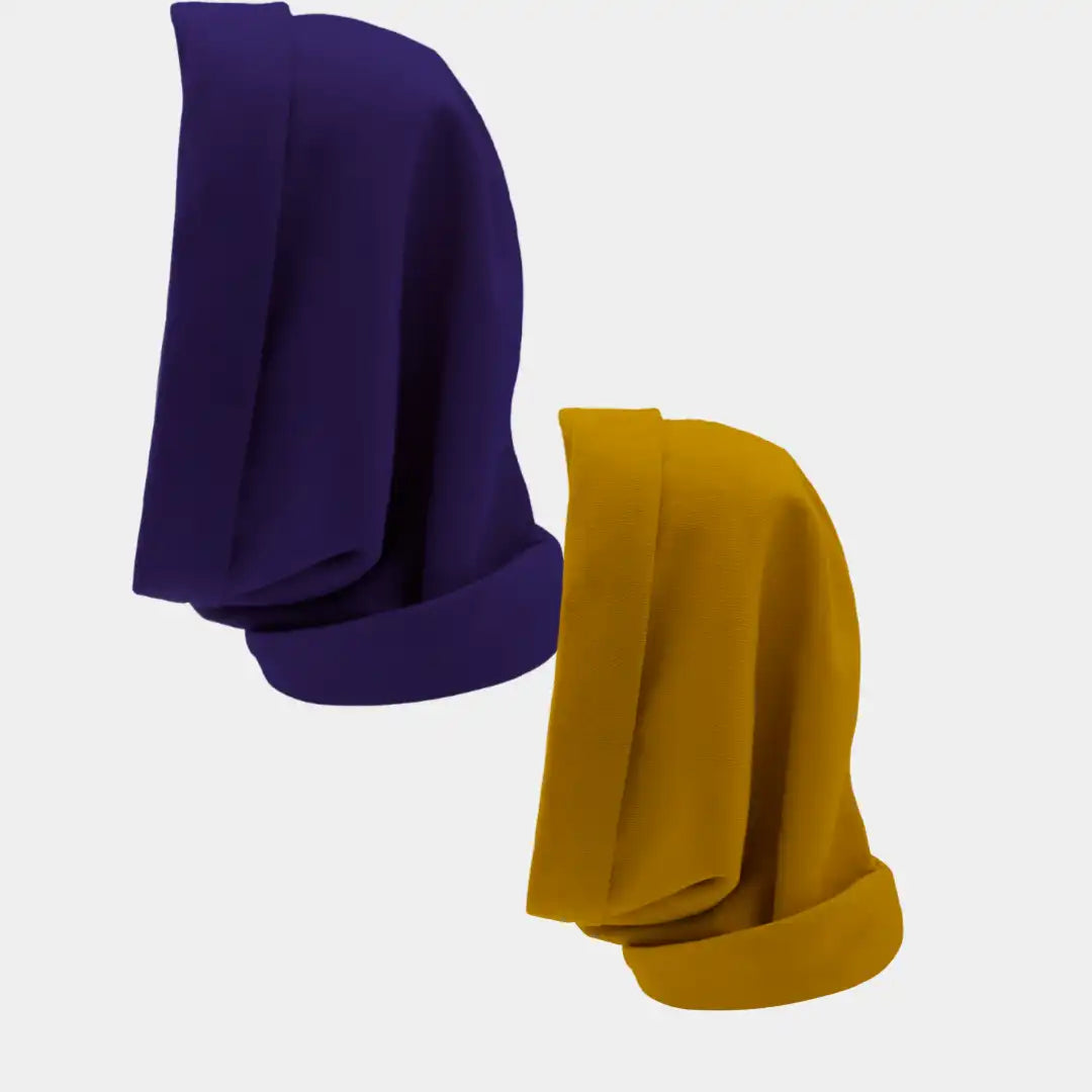 Hairbrella Satin Lined, Waterproof Infinity Rain Scarf - Bundle (2)