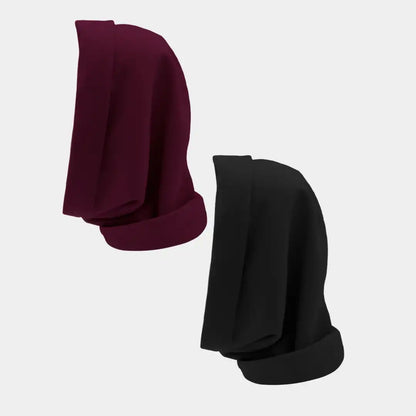Hairbrella Satin Lined, Waterproof Infinity Rain Scarf - Bundle (2)