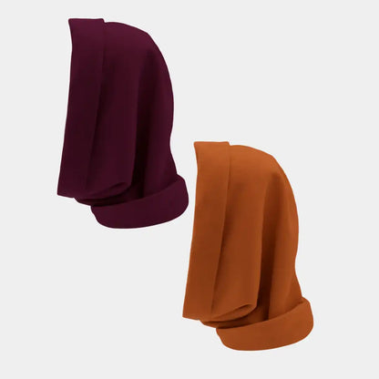 Hairbrella Satin Lined, Waterproof Infinity Rain Scarf - Bundle (2)