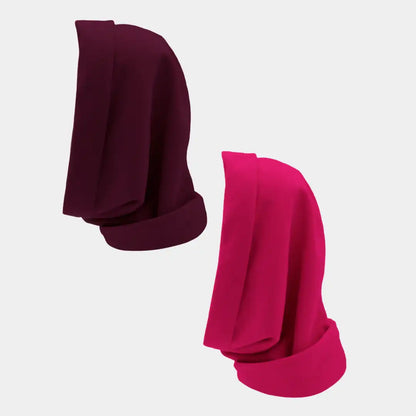 Hairbrella Satin Lined, Waterproof Infinity Rain Scarf - Bundle (2)
