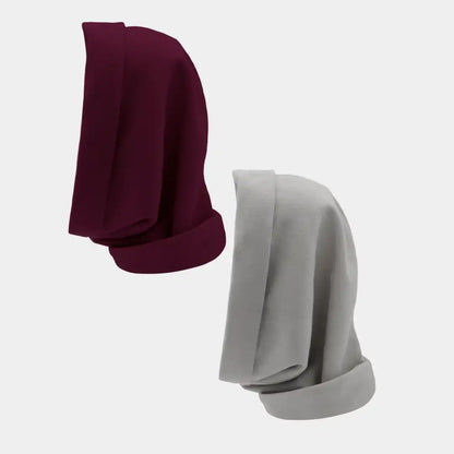 Hairbrella Satin Lined, Waterproof Infinity Rain Scarf - Bundle (2)