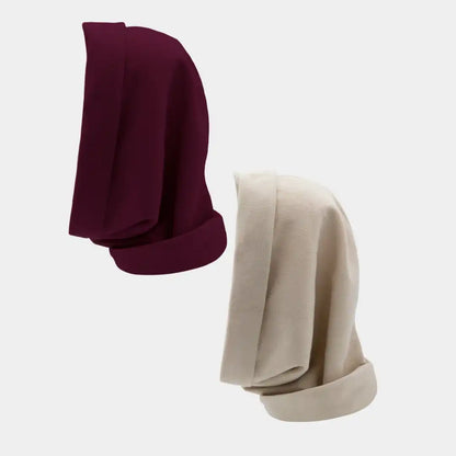 Hairbrella Satin Lined, Waterproof Infinity Rain Scarf - Bundle (2)