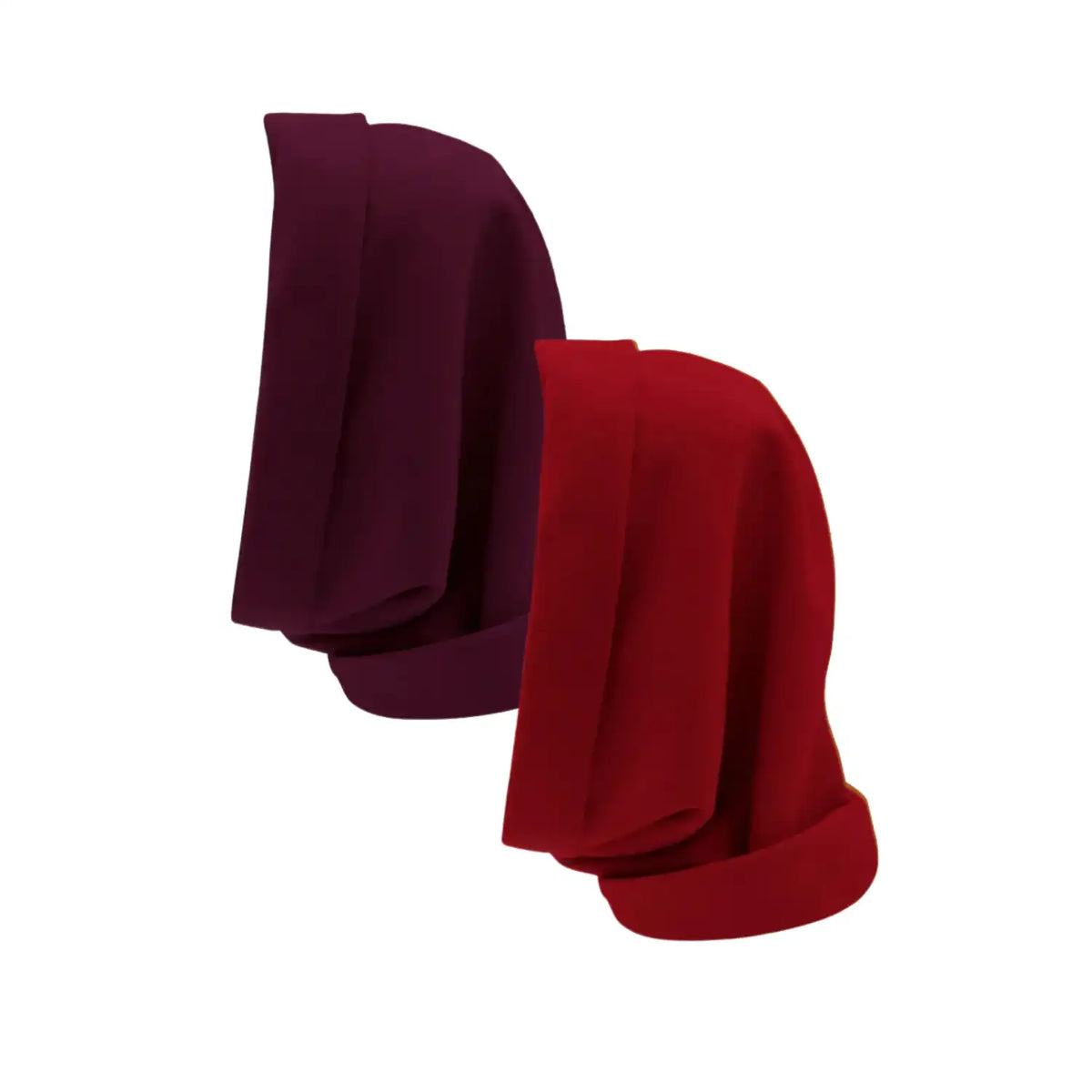 Hairbrella Satin Lined, Waterproof Infinity Rain Scarf - Bundle (2)