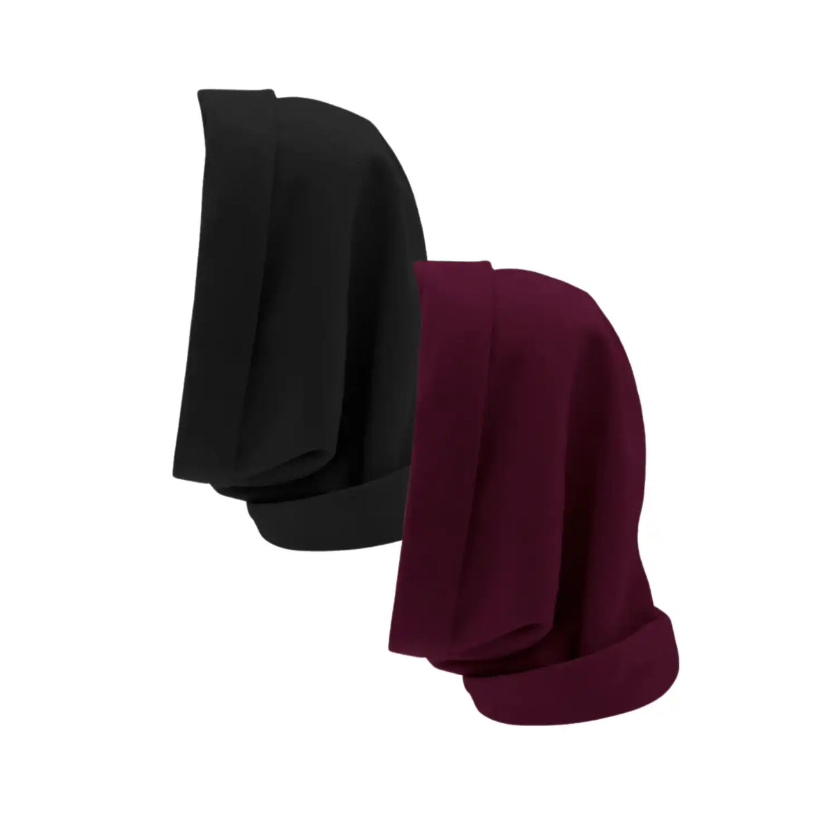 Hairbrella Satin Lined, Waterproof Infinity Rain Scarf - Bundle (2)