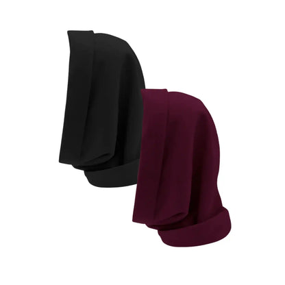 Hairbrella Satin Lined, Waterproof Infinity Rain Scarf - Bundle (2)