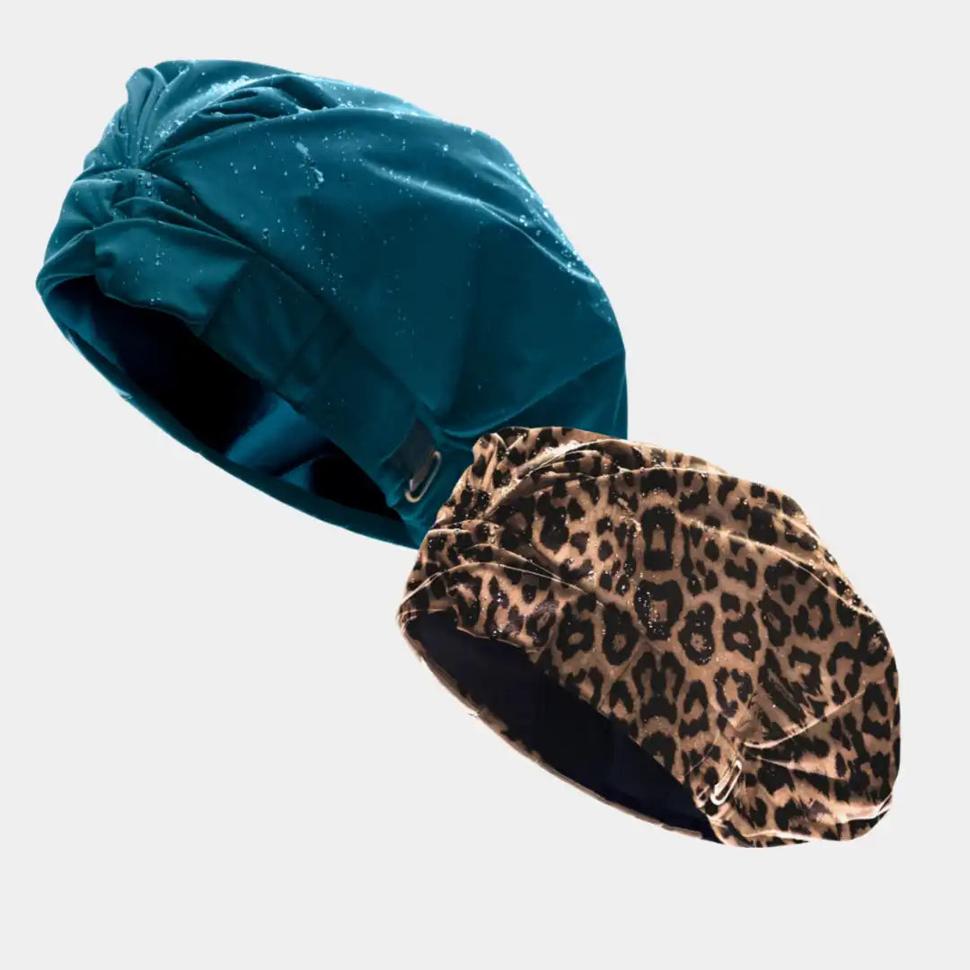 Hairbrella Satin-Lined Shower Cap - Bundle (2)