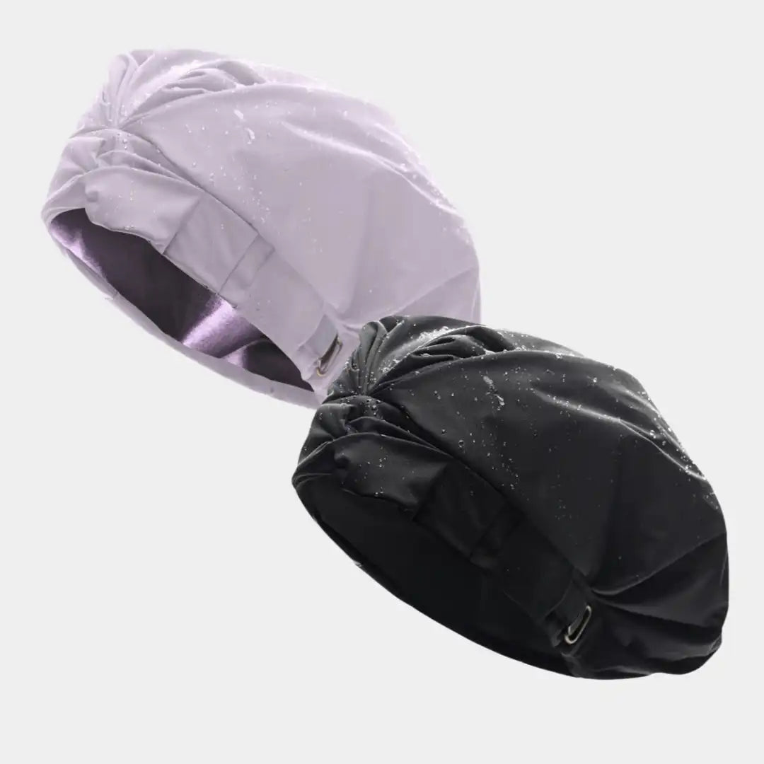 Hairbrella Satin-Lined Shower Cap - Bundle (2)
