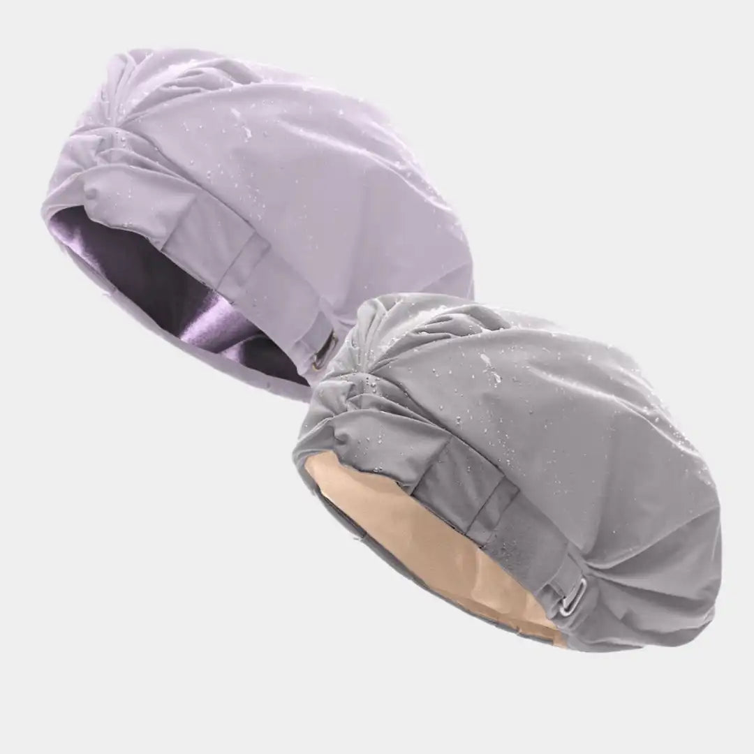 Hairbrella Satin-Lined Shower Cap - Bundle (2)