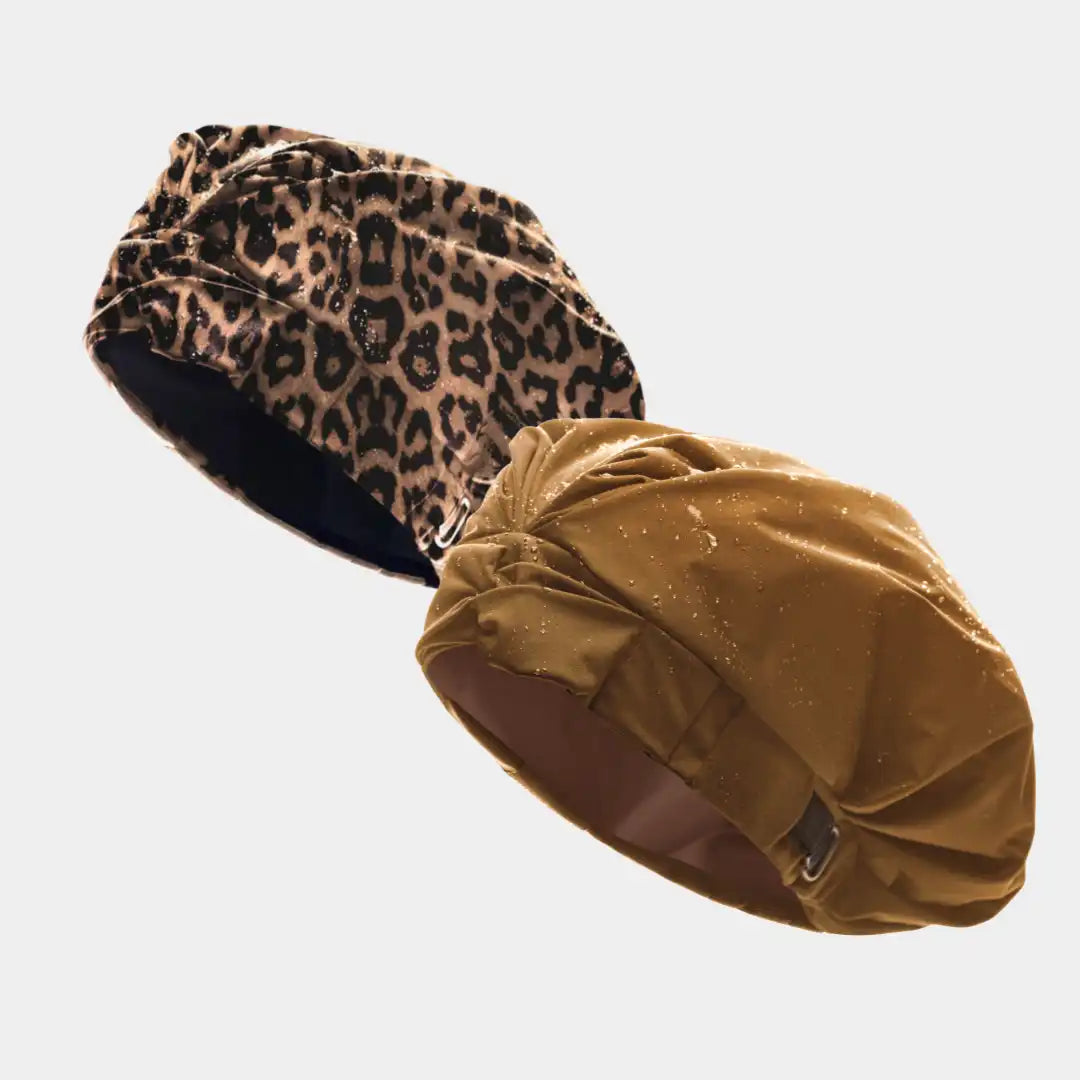 Hairbrella Satin-Lined Shower Cap - Bundle (2)