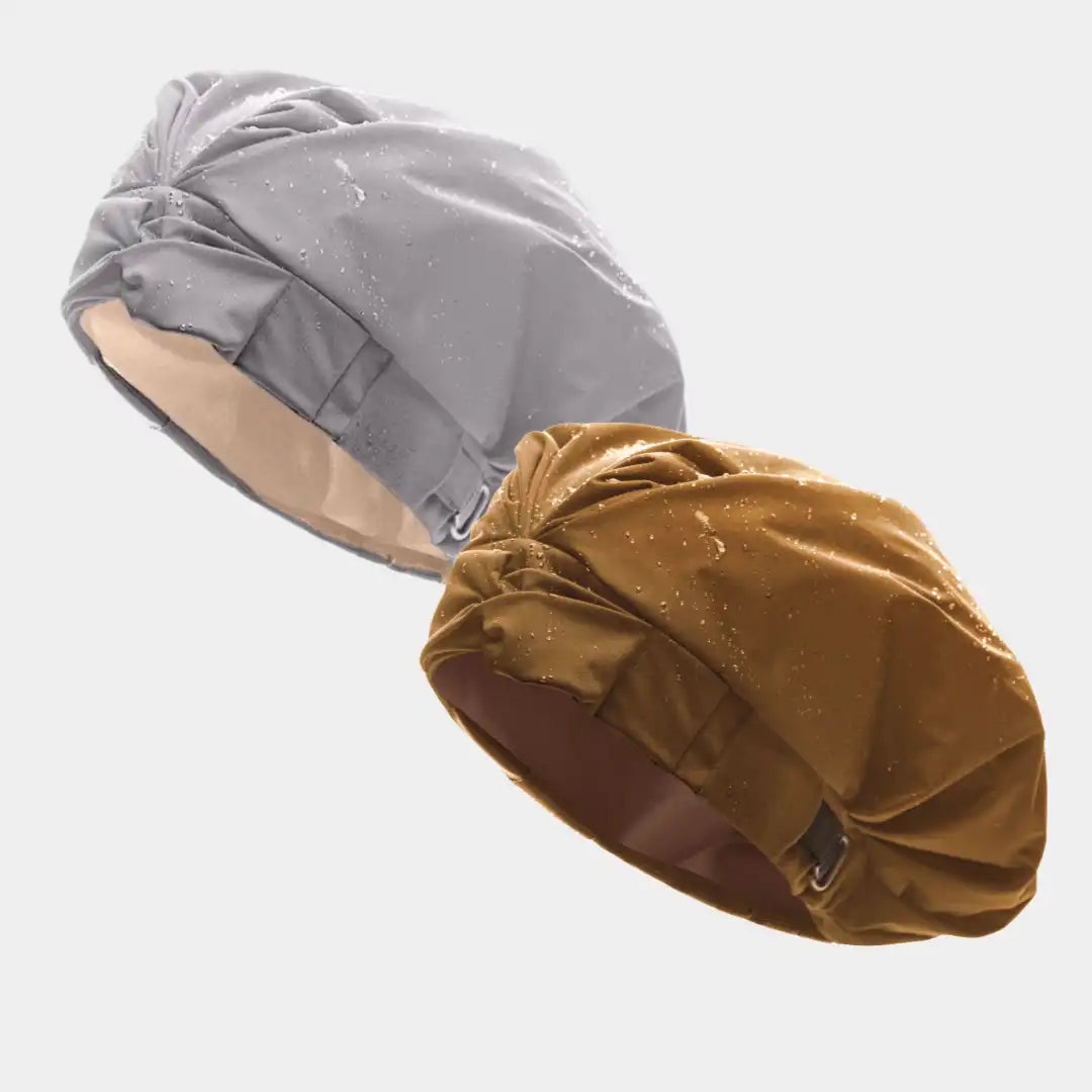 Hairbrella Satin-Lined Shower Cap - Bundle (2)