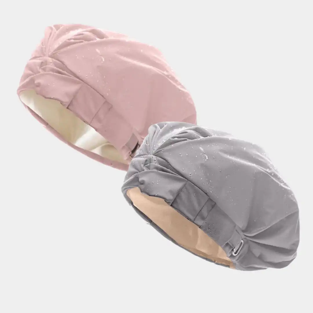 Hairbrella Satin-Lined Shower Cap - Bundle (2)