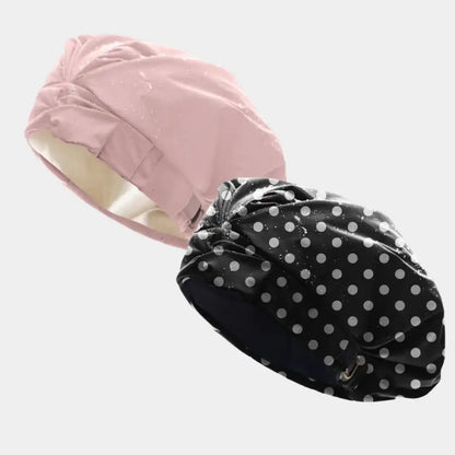 Hairbrella Satin-Lined Shower Cap - Bundle (2)