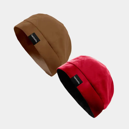 Hairbrella Unisex Satin-Lined Sleep Cap Bundle (2)