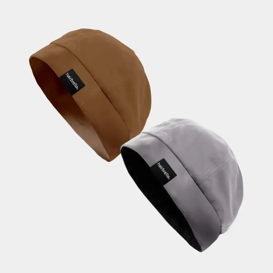 Hairbrella Unisex Satin-Lined Sleep Cap Bundle (2)