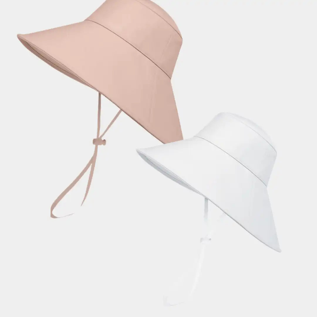 Hairbrella Waterproof, Satin-Lined, Wide Brim Sun Hat, Bundle (2)