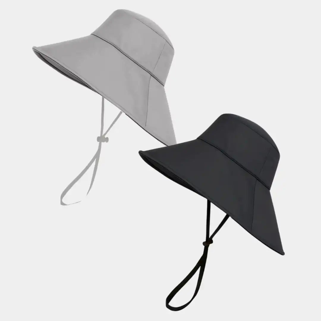 Hairbrella Waterproof, Satin-Lined, Wide Brim Sun Hat, Bundle (2)
