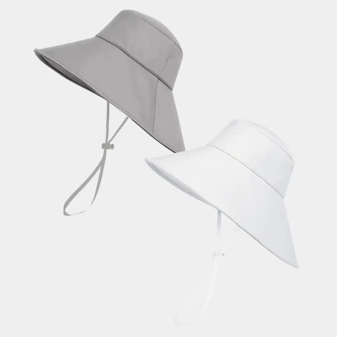 Hairbrella Waterproof, Satin-Lined, Wide Brim Sun Hat, Bundle (2)
