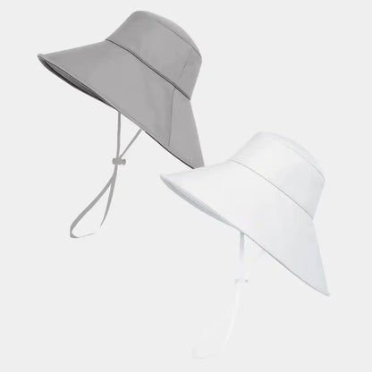 Hairbrella Waterproof, Satin-Lined, Wide Brim Sun Hat, Bundle (2)
