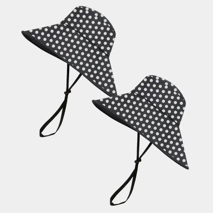 Hairbrella Waterproof, Satin-Lined, Wide Brim Sun Hat, Bundle (2)