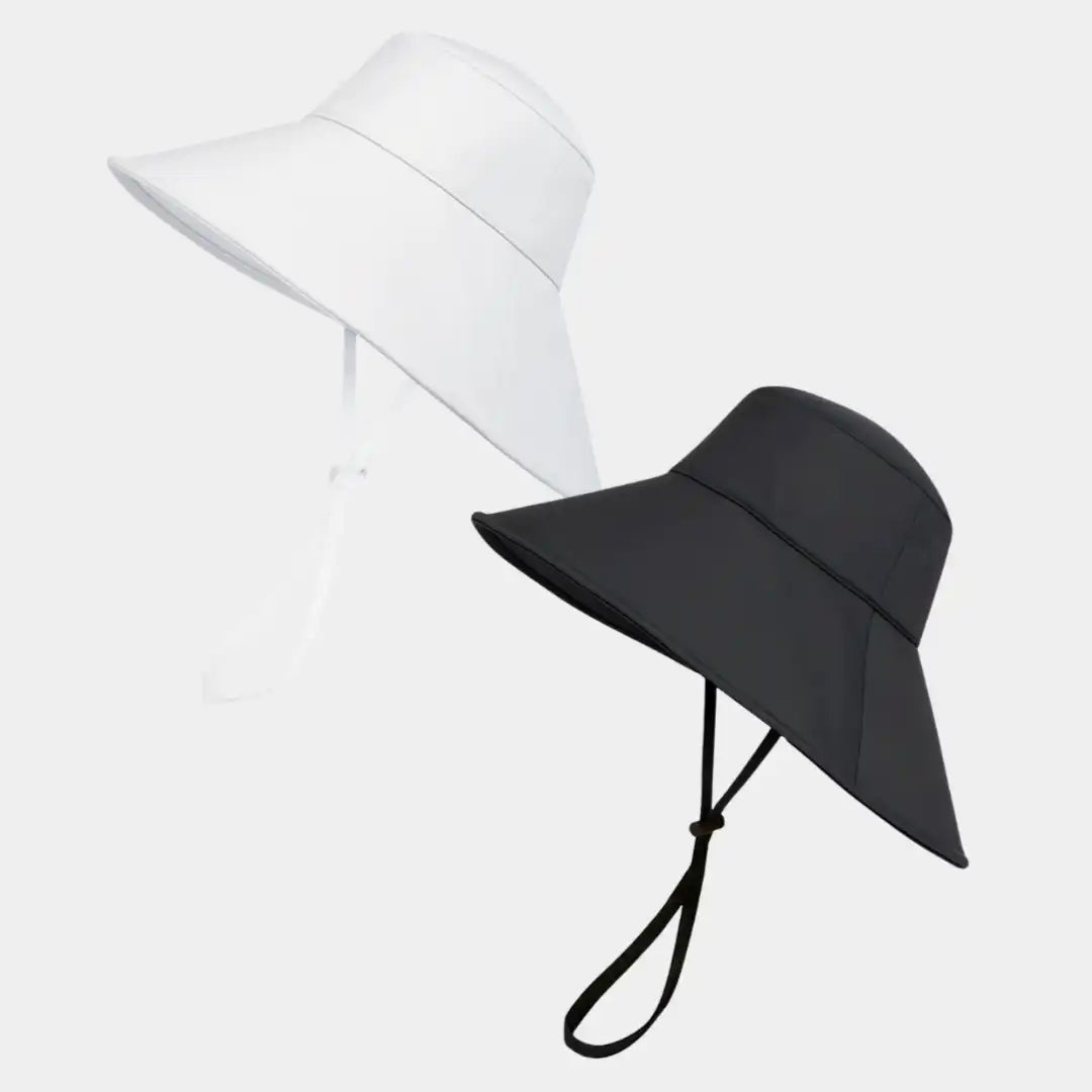 Hairbrella Waterproof, Satin-Lined, Wide Brim Sun Hat, Bundle (2)