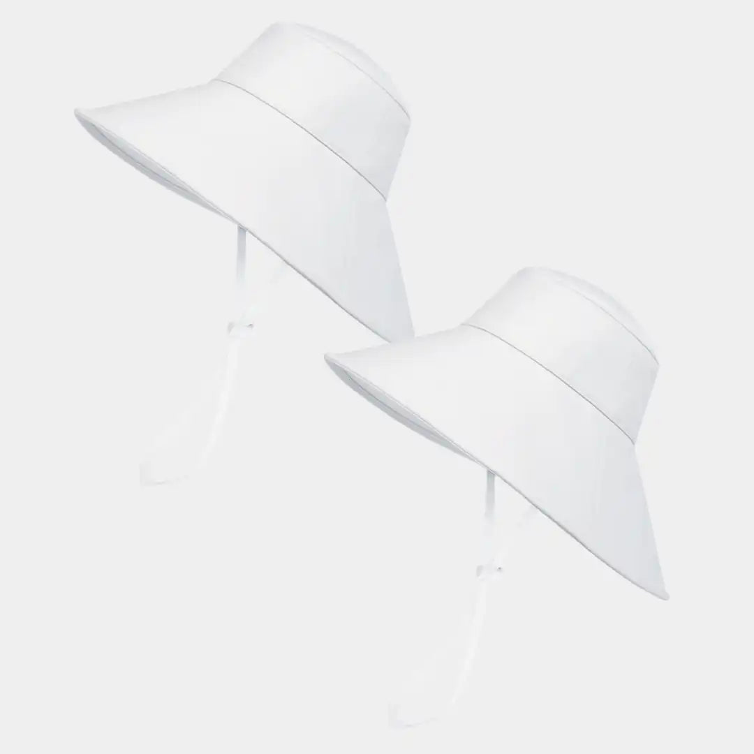 Hairbrella Waterproof, Satin-Lined, Wide Brim Sun Hat, Bundle (2)